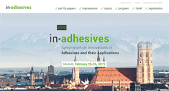 Desktop Screenshot of in-adhesives.com